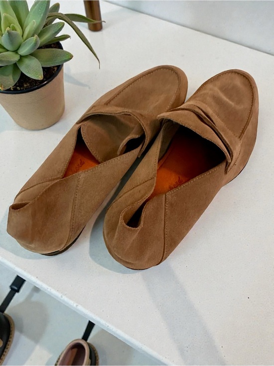Wolf & Shepperd Suede Slip On Loafers